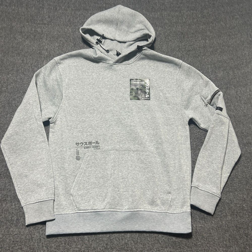 Southpole Standard Issue Hoodie Mens Medium Pullover‎ Gray Sweatshirt